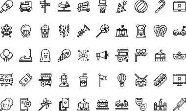 Düzenlenebilir Vuruşlu Adil Simgeler Yüksek Kalite Vektör Simgeleri Koleksiyonu. Profesyonel ve Yaratıcı Projeler için ideal