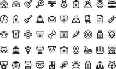 Düzenlenebilir Vuruşlu Yüksek Kalite Vektör Simgeleri Koleksiyonu simgeleri. Profesyonel ve Yaratıcı Projeler için ideal.