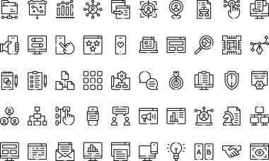 Kullanıcı deneyimi simgeleri Basit vektör simgesi. Web mobil UI ögesi için resimleme sembolü tasarım şablonu. 