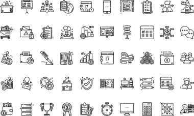 Görev ve proje yönetimi simgeleri Basit vektör simgesi. Web mobil UI ögesi için resimleme sembolü tasarım şablonu. 