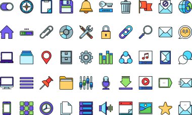 Düzenlenebilir Vuruşlu Ui simgeleri Yüksek Kalite Vektör Simgeleri Koleksiyonu. Profesyonel ve Yaratıcı Projeler için ideal.