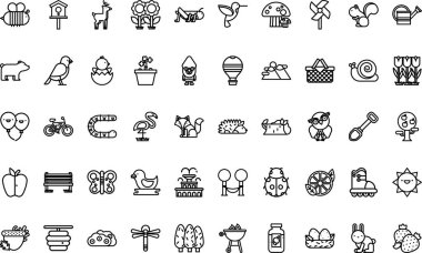 Doğa simgeleri Yüksek Kaliteli Vektör Simgeleri Koleksiyonu Düzenlenebilir Vuruşlu. Profesyonel ve Yaratıcı Projeler için ideal.