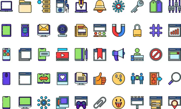 Düzenlenebilir Vuruşlu Sosyal medya simgeleri Yüksek Kalite Vektör Simgeleri Koleksiyonu. Profesyonel ve Yaratıcı Projeler için ideal.