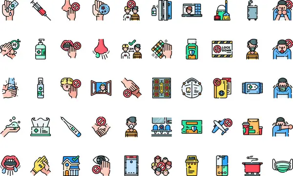 Coronavirus önleme simgeleri Düzenlenebilir Vuruşlu Yüksek Kalite Vektör Simgeleri Koleksiyonu. Profesyonel ve Yaratıcı Projeler için ideal.