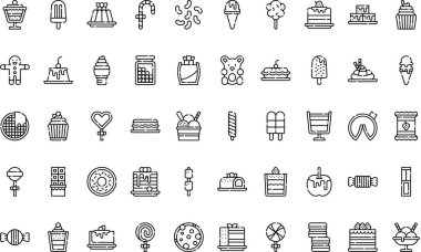  Web mobil UI ögesi için resimleme sembolü tasarım şablonu.