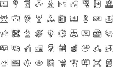  Web mobil UI ögesi için resimleme sembolü tasarım şablonu.