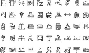  Web mobil UI ögesi için resimleme sembolü tasarım şablonu.