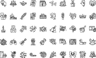  Web mobil UI ögesi için resimleme sembolü tasarım şablonu.