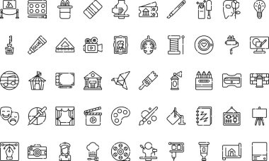  Web mobil UI ögesi için resimleme sembolü tasarım şablonu.