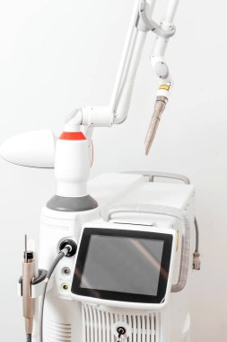Laser epilation equipment in beauty salon.