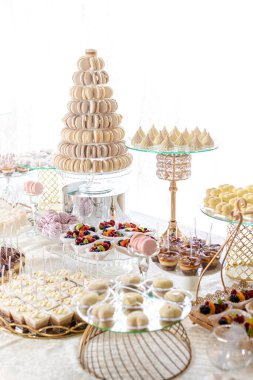 Çikolata. Düğün masası.