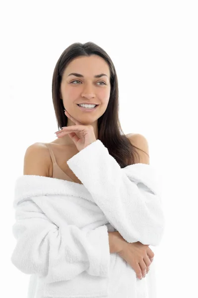 Donna Sta Ricevendo Trattamento Cura Pelle Corpo Clinica Bellezza — Foto Stock