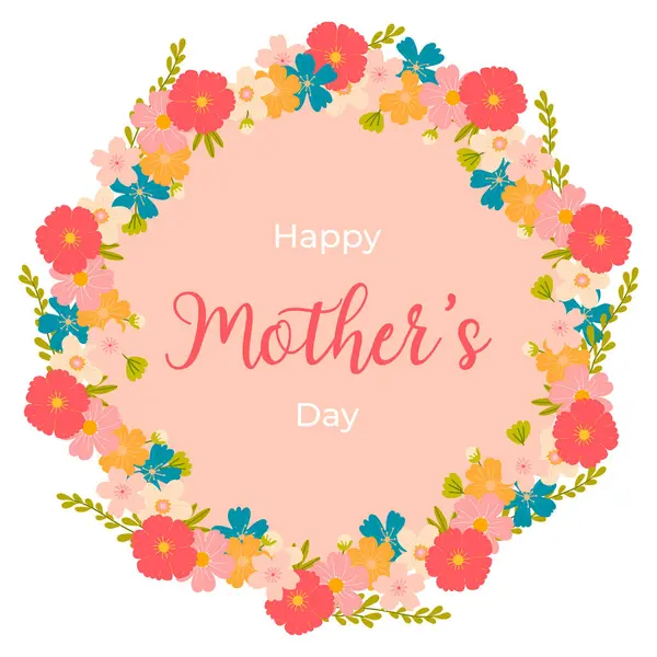 Anneler Günü için çiçek illüstrasyonları. Anneler Günün kutlu olsun..