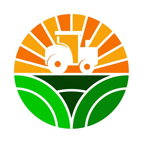 Farming Agriculture Logo Design Vector Icon Illustration Brand Identity — Stockový vektor