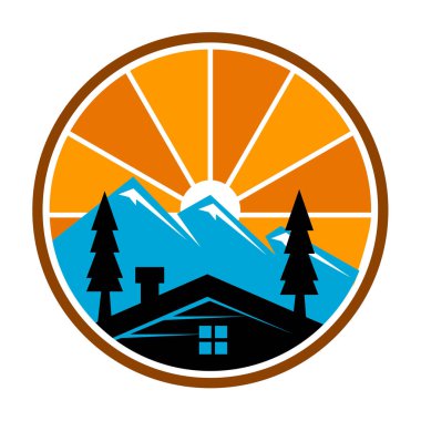 Tatil Evi Simgesi Resimleri Marka Kimliği