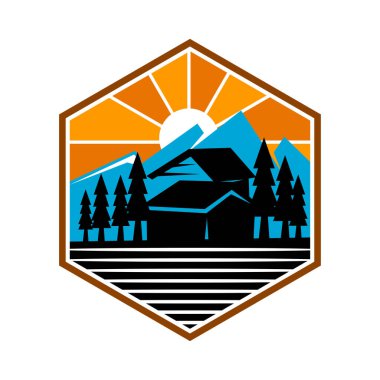 Tatil Evi Simgesi Resimleri Marka Kimliği