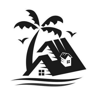 Tatil Evi Simgesi Resimleri Marka Kimliği