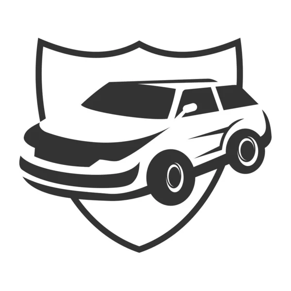 Samochodów Logo Projekt Koncepcja Ilustracja Ikona Tożsamość Marki — Wektor stockowy