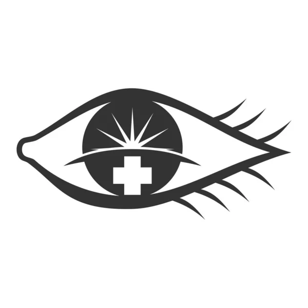 Eye Care Logo Icon Illustration Brand Identity — Stock Vector