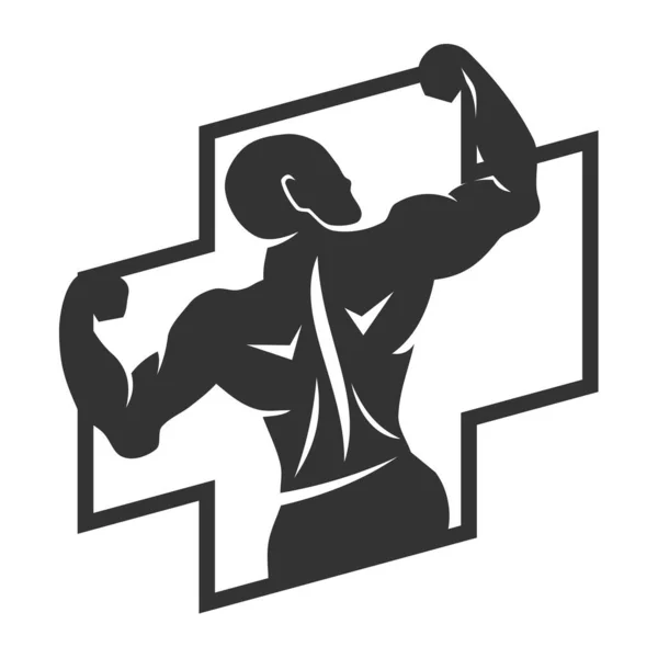 Chiropraktik Der Wirbelsäule Logo Ikone Illustration Markenidentität — Stockvektor