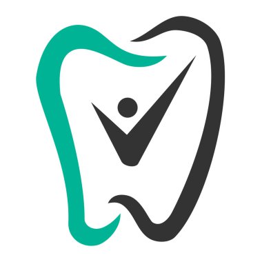 Diş bakımı logosu tasarımı Simge İllüstrasyonu Marka Kimliği