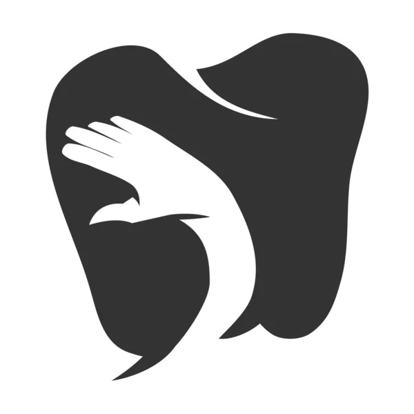 Design Logotipo Cuidados Dentários Icon Ilustração Identidade Marca —  Vetores de Stock