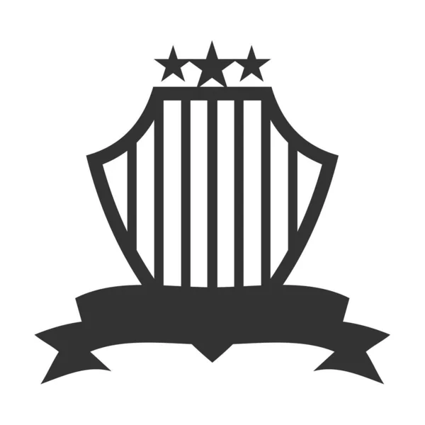 Emblem Blank Template Logo Icon Illustration Brand Identity — Stock Vector