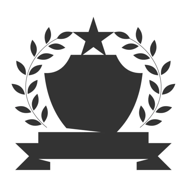 Embleem Blanco Template Logo Pictogram Illustratie Merk Identiteit — Stockvector