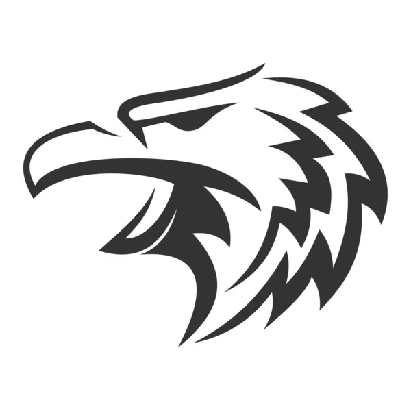 Eagle Logo Vector Desain Hewan Icon Illustration Brand Identity - Stok Vektor