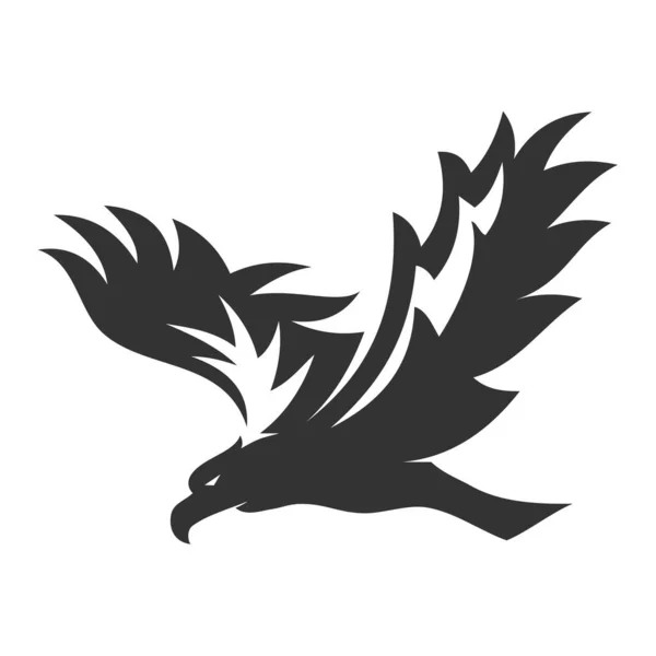 Eagle Logo Векторный Дизайн Животных Icon Illustration Brand Identity — стоковый вектор
