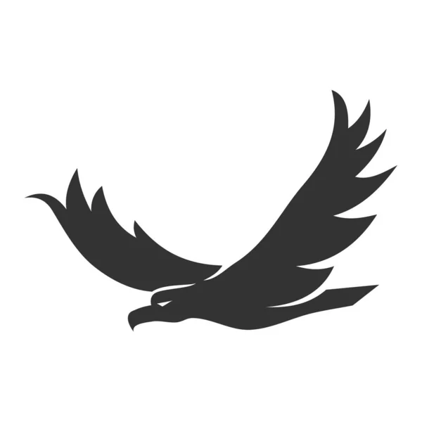 Adler Logo Vektor Tier Design Ikone Illustration Markenidentität — Stockvektor