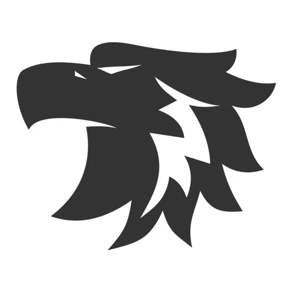 Logo Aquila Disegno Animale Vettoriale Icona Illustrazione Identità Del Marchio — Vettoriale Stock