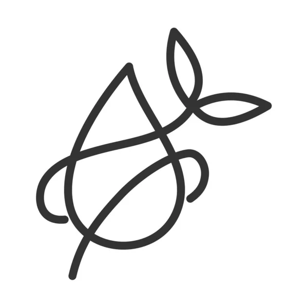 Логотип Листа Биоэкологические Векторные Символы Зеленой Природы Шаблон Логотипа Компании — стоковый вектор