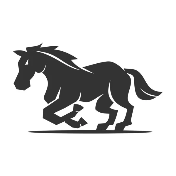 Ilustrace Šablony Loga Koně Ilustrace Značky — Stockový vektor