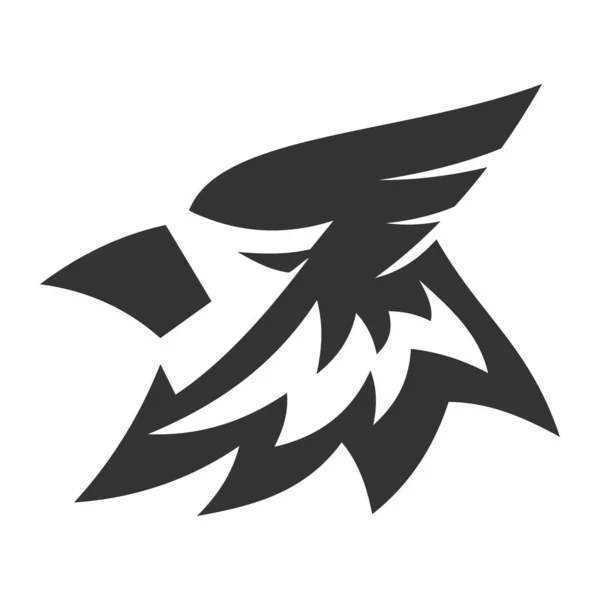Kardinal Vogel Logo Vorlage Icon Illustration Markenidentität — Stockvektor