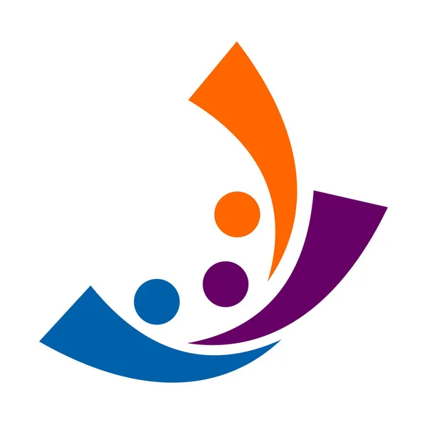 Community Logo Template Icon Illustration Brand Identity — Stock Vector