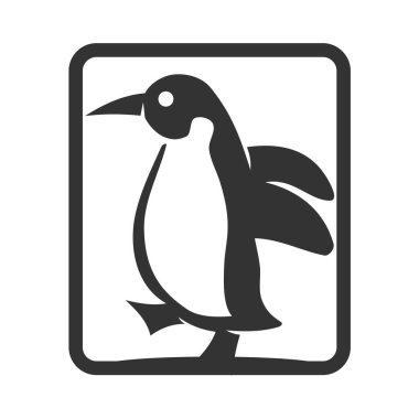 Penguen logosu Simge Resimlendirme Markası Kimliği