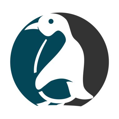 Penguen logosu Simge Resimlendirme Markası Kimliği