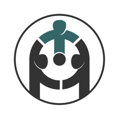 Logoyu bağla. insanlar bağlantı logo şablonu Simge İllüstrasyon Marka Kimliği