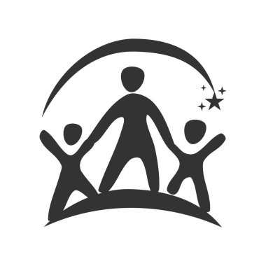 Charity elemanları Simge Resimlendirme Markası Kimliği Logo şablonunu umursuyor