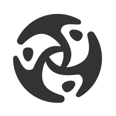 Teamwork family logo template Icon Illustration Brand Identity