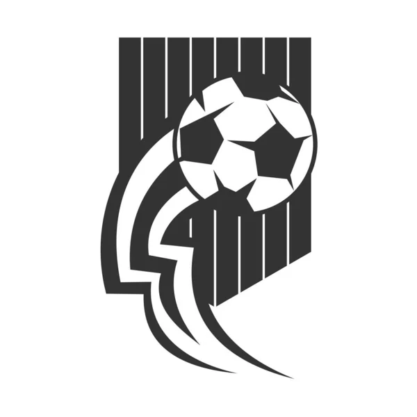 Soccer Football Logo Template Icon Illustration Brand Identity Isolated Flat Vetores De Bancos De Imagens