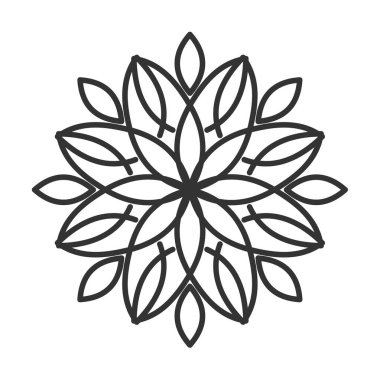 Floral ornament logo template Icon Illustration Brand Identity.Isolated and flat illustration. Vector graphic