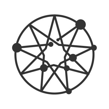 Global Ağ Logosu. Teknoloji Logosu. Yazılım Logosu Tasarımı. İnternet Vektörü Sembol Simgesi Simgesi