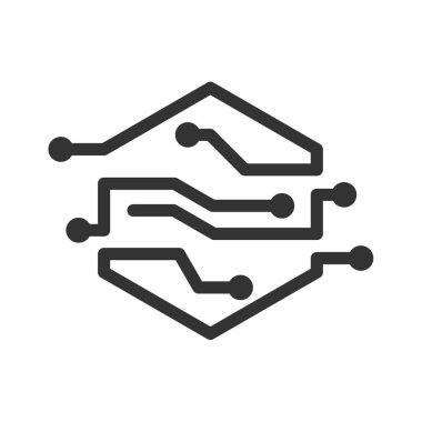 Technology logo template Icon Illustration Brand Identity.Isolated and flat illustration. Vector graphic