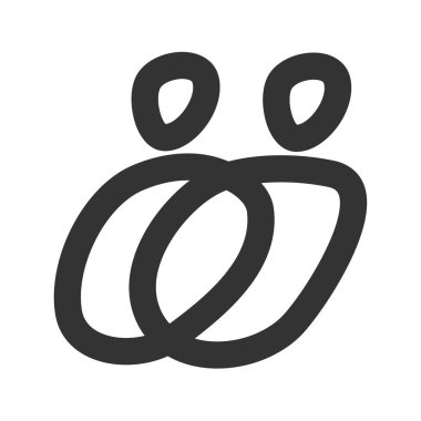 unity people logo template Icon Illustration Brand Identity.Isolated and flat illustration. Vector graphic