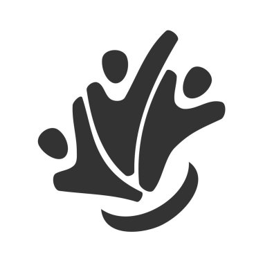 Social relationship community logo template Icon Illustration Brand Identity.Isolated and flat illustration. Vector graphic