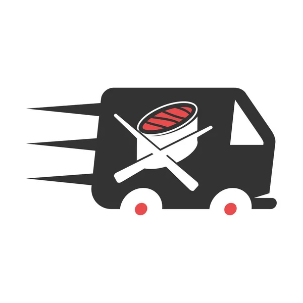 Sushi Logo Vorlage Icon Illustration Brand Identity Isolierte Und Flache — Stockvektor