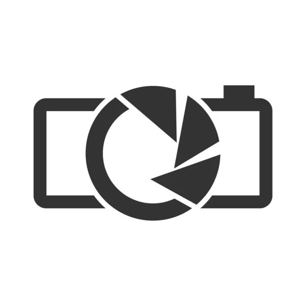 Fotografia Modelo Logotipo Icon Ilustração Identidade Marca Isolado Plana Ilustração — Vetor de Stock