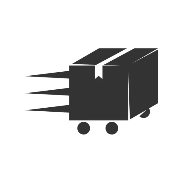 Lieferung Logo Vorlage Icon Illustration Brand Identity Vereinzelte Und Flache — Stockvektor